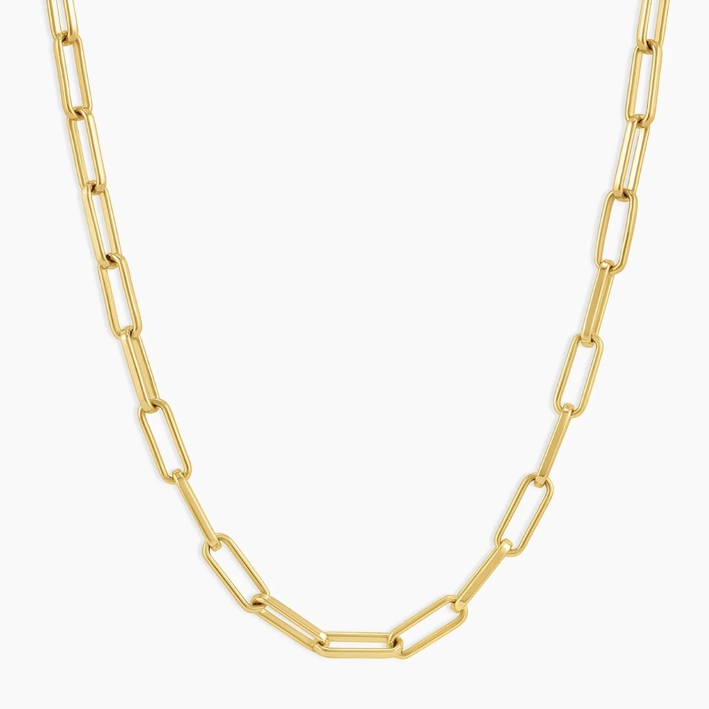 Gorjana Parker Paperclip Chain Necklace 18"